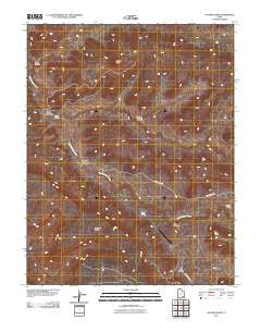 Jacobs Chair Utah Historical topographic map, 1:24000 scale, 7.5 X 7.5 Minute, Year 2011