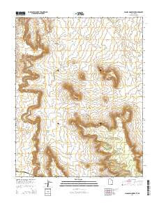 Jacobs Monument Utah Current topographic map, 1:24000 scale, 7.5 X 7.5 Minute, Year 2014