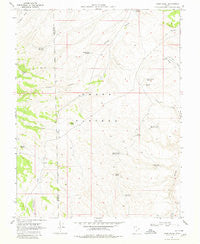 Jakes Knoll Utah Historical topographic map, 1:24000 scale, 7.5 X 7.5 Minute, Year 1969