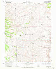 Jakes Knoll Utah Historical topographic map, 1:24000 scale, 7.5 X 7.5 Minute, Year 1969