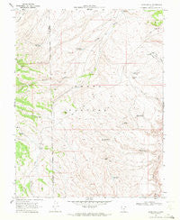 Jakes Knoll Utah Historical topographic map, 1:24000 scale, 7.5 X 7.5 Minute, Year 1969
