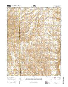 Jakes Knoll Utah Current topographic map, 1:24000 scale, 7.5 X 7.5 Minute, Year 2014