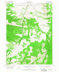 James Peak Utah Historical topographic map, 1:24000 scale, 7.5 X 7.5 Minute, Year 1955