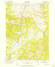 James Peak Utah Historical topographic map, 1:24000 scale, 7.5 X 7.5 Minute, Year 1955
