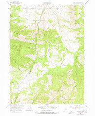 James Peak Utah Historical topographic map, 1:24000 scale, 7.5 X 7.5 Minute, Year 1955