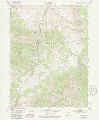 James Peak Utah Historical topographic map, 1:24000 scale, 7.5 X 7.5 Minute, Year 1955