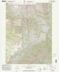 James Peak Utah Historical topographic map, 1:24000 scale, 7.5 X 7.5 Minute, Year 1998