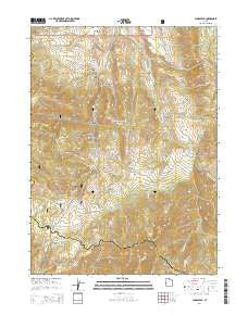James Peak Utah Current topographic map, 1:24000 scale, 7.5 X 7.5 Minute, Year 2014