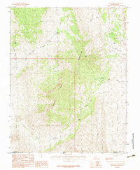 Jarvis Peak Utah Historical topographic map, 1:24000 scale, 7.5 X 7.5 Minute, Year 1983