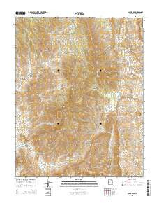 Jarvis Peak Utah Current topographic map, 1:24000 scale, 7.5 X 7.5 Minute, Year 2014