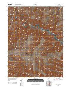 Jenny Canyon Utah Historical topographic map, 1:24000 scale, 7.5 X 7.5 Minute, Year 2011