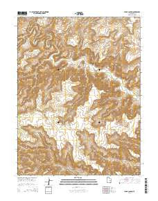 Jenny Canyon Utah Current topographic map, 1:24000 scale, 7.5 X 7.5 Minute, Year 2014