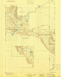 Jensen Utah Historical topographic map, 1:125000 scale, 30 X 30 Minute, Year 1910