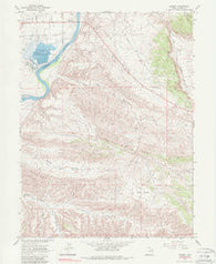 Jensen Utah Historical topographic map, 1:24000 scale, 7.5 X 7.5 Minute, Year 1965