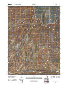 Jensen Ridge Utah Historical topographic map, 1:24000 scale, 7.5 X 7.5 Minute, Year 2011