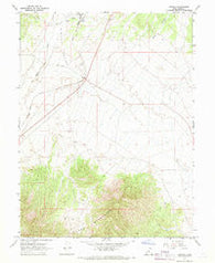 Jericho Utah Historical topographic map, 1:24000 scale, 7.5 X 7.5 Minute, Year 1967