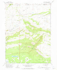 Jessen Butte Utah Historical topographic map, 1:24000 scale, 7.5 X 7.5 Minute, Year 1963
