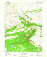 Jessen Butte Utah Historical topographic map, 1:24000 scale, 7.5 X 7.5 Minute, Year 1963
