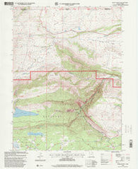 Jessen Butte Utah Historical topographic map, 1:24000 scale, 7.5 X 7.5 Minute, Year 1996