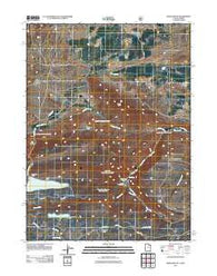 Jessen Butte Utah Historical topographic map, 1:24000 scale, 7.5 X 7.5 Minute, Year 2011
