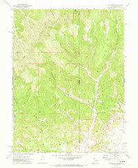 Jim Canyon Utah Historical topographic map, 1:24000 scale, 7.5 X 7.5 Minute, Year 1970