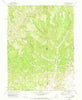 Jim Canyon Utah Historical topographic map, 1:24000 scale, 7.5 X 7.5 Minute, Year 1970