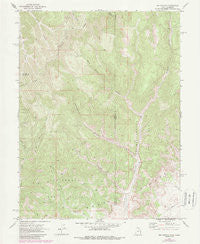 Jim Canyon Utah Historical topographic map, 1:24000 scale, 7.5 X 7.5 Minute, Year 1970