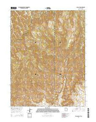 Jim Canyon Utah Current topographic map, 1:24000 scale, 7.5 X 7.5 Minute, Year 2014