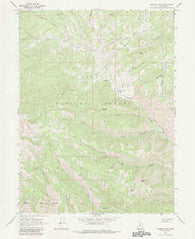 Jimmies Point Utah Historical topographic map, 1:24000 scale, 7.5 X 7.5 Minute, Year 1967