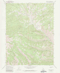 Jimmies Point Utah Historical topographic map, 1:24000 scale, 7.5 X 7.5 Minute, Year 1967
