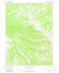 Jimmies Point Utah Historical topographic map, 1:24000 scale, 7.5 X 7.5 Minute, Year 1967