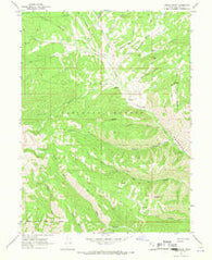 Jimmies Point Utah Historical topographic map, 1:24000 scale, 7.5 X 7.5 Minute, Year 1967