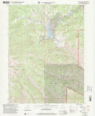 Jimmies Point Utah Historical topographic map, 1:24000 scale, 7.5 X 7.5 Minute, Year 1998