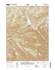 Jimmies Point Utah Current topographic map, 1:24000 scale, 7.5 X 7.5 Minute, Year 2014