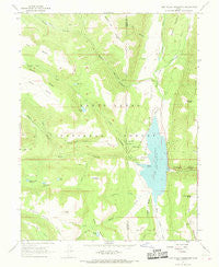 Joes Valley Reservoir Utah Historical topographic map, 1:24000 scale, 7.5 X 7.5 Minute, Year 1966