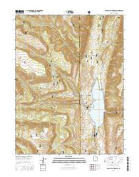 Joes Valley Reservoir Utah Current topographic map, 1:24000 scale, 7.5 X 7.5 Minute, Year 2014