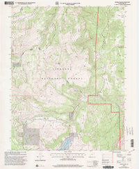 Johns Peak Utah Historical topographic map, 1:24000 scale, 7.5 X 7.5 Minute, Year 2001