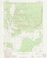 Johnson Lakes Utah Historical topographic map, 1:24000 scale, 7.5 X 7.5 Minute, Year 1987
