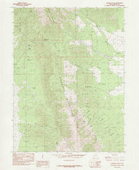 Johnson Pass Utah Historical topographic map, 1:24000 scale, 7.5 X 7.5 Minute, Year 1985