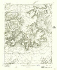 Johnson SW Utah Historical topographic map, 1:24000 scale, 7.5 X 7.5 Minute, Year 1954
