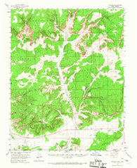 Johnson Utah Historical topographic map, 1:62500 scale, 15 X 15 Minute, Year 1954