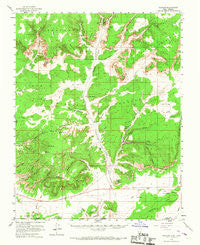 Johnson Utah Historical topographic map, 1:62500 scale, 15 X 15 Minute, Year 1954