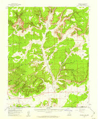 Johnson Utah Historical topographic map, 1:62500 scale, 15 X 15 Minute, Year 1954
