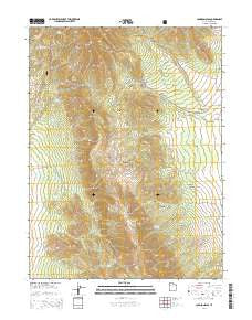 Johnson Pass Utah Current topographic map, 1:24000 scale, 7.5 X 7.5 Minute, Year 2014