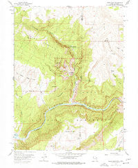 Jones Hole Utah Historical topographic map, 1:24000 scale, 7.5 X 7.5 Minute, Year 1955
