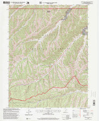 Jones Hollow Utah Historical topographic map, 1:24000 scale, 7.5 X 7.5 Minute, Year 1996