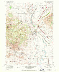 Jones Narrows Utah Historical topographic map, 1:24000 scale, 7.5 X 7.5 Minute, Year 1951