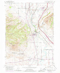 Jones Narrows Utah Historical topographic map, 1:24000 scale, 7.5 X 7.5 Minute, Year 1951