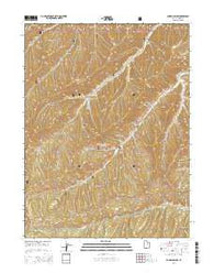 Jones Hollow Utah Current topographic map, 1:24000 scale, 7.5 X 7.5 Minute, Year 2014