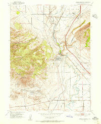 Jordan Narrows Utah Historical topographic map, 1:24000 scale, 7.5 X 7.5 Minute, Year 1951